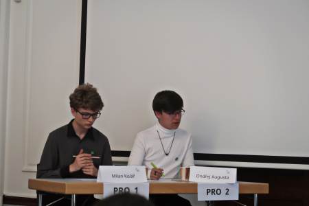 V Praze na německé debatní soutěži